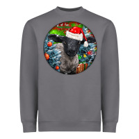 Storm christmas suffolk baby sheep ornament Heavyweight Sweatshirt - LillyAllenDesigns