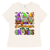 Halloween With My Gnomes Ladies Tee | Teevron