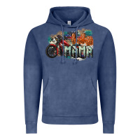 Vintage Denim Badass mama motorcycle mother's day Vintage Hoodie - HowdyJamesFarm