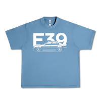 Pebble Blue E39 5 Series  Car Silhouette Urban Heavy Tee - longCreatives