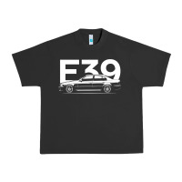 Pigment Black E39 5 Series  Car Silhouette Urban Heavy Tee - longCreatives