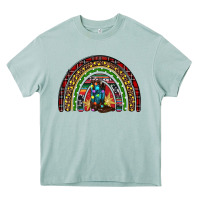 Arona Christmas cowboy boots rainbow Heavy Core Tee - RanaPortraitStore