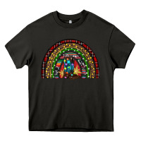 Asphalt Christmas cowboy boots rainbow Heavy Core Tee - RanaPortraitStore