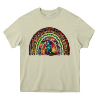 Mossy Christmas cowboy boots rainbow Heavy Core Tee - RanaPortraitStore