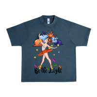 Midnight Navy be the light Urban Heavy Tee - CowGirlArtShop