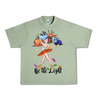 Oil Green be the light Urban Heavy Tee - CowGirlArtShop
