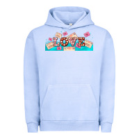 Pigment Grape Ice love and love letters Urban Hoodie - AdoDesignShop
