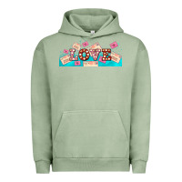 Pigment Oil Green love and love letters Urban Hoodie - AdoDesignShop