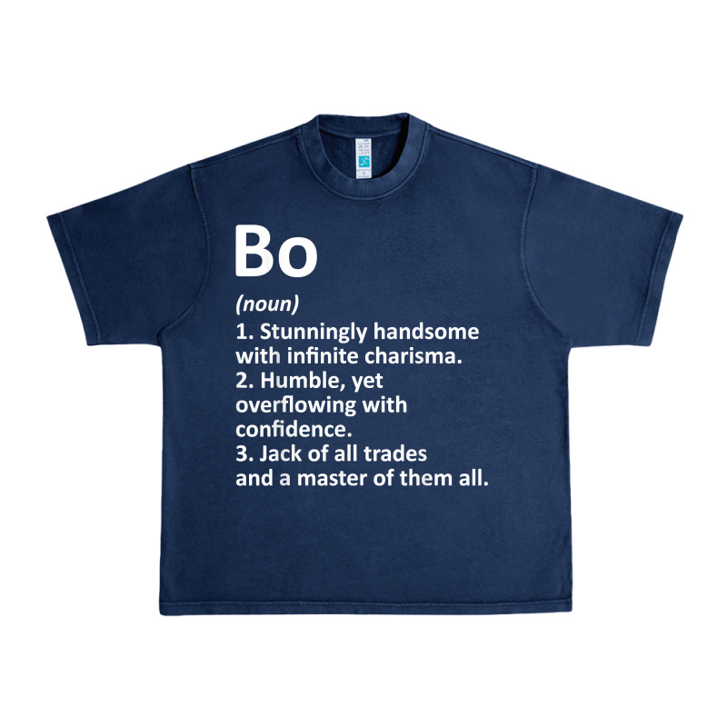 Bo Definition Personalized Name Funny Birthday Gift Idea Urban Heavy Tee by longCreatives | Teevron