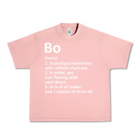 Salmon BO Definition Personalized Name Funny Birthday Gift Idea Urban Heavy Tee - longCreatives