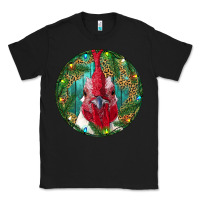Black Roaster Head Christmas Classic Tee - RanaPortraitStore