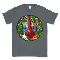 Charcoal Heather Roaster Head Christmas Classic Tee - RanaPortraitStore