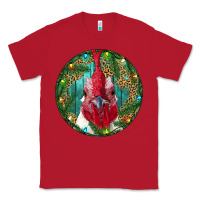 Red Roaster Head Christmas Classic Tee - RanaPortraitStore