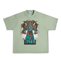 Oil Green cross1 Urban Heavy Tee - RanaPortraitStore