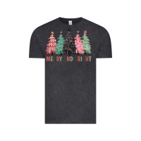 Vintage Black merry and bright Vintage Tee - CowGirlArtShop