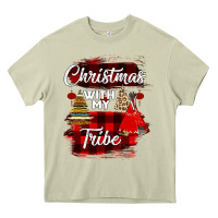 Mossy Christmas With My Tribe Heavy Core Tee - Bettercallsaul