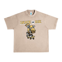 French Oak skate or die funny skeleton skating skater halloween costume Urban Heavy Tee - longCreatives