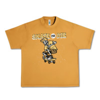 Peanut Butter skate or die funny skeleton skating skater halloween costume Urban Heavy Tee - longCreatives