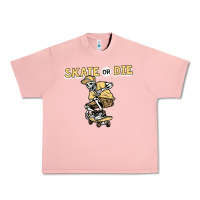 Salmon skate or die funny skeleton skating skater halloween costume Urban Heavy Tee - longCreatives