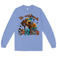 Colony Blue the world needs more cowboys Long Sleeve Tee - OliviaCreatesArt