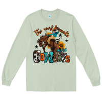 Matcha the world needs more cowboys Long Sleeve Tee - OliviaCreatesArt