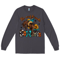Smoke the world needs more cowboys Long Sleeve Tee - OliviaCreatesArt