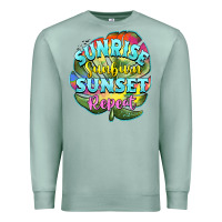 Seafoam sunrise sunburn sunset repeat Premium Sweatshirt - BarkalooDesign