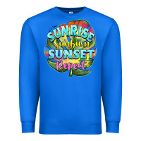 True Royal sunrise sunburn sunset repeat Premium Sweatshirt - BarkalooDesign