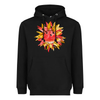 Black watermelon sunflower Heavyweight Hoodie - BarkalooDesign