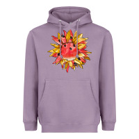 Lavender watermelon sunflower Heavyweight Hoodie - BarkalooDesign