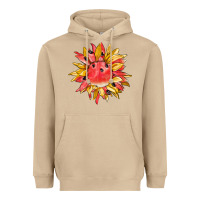 Mushroom watermelon sunflower Heavyweight Hoodie - BarkalooDesign