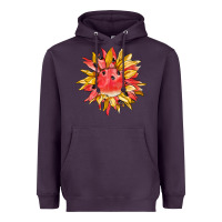 Plum watermelon sunflower Heavyweight Hoodie - BarkalooDesign