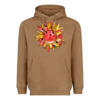Toasted Coconut watermelon sunflower Heavyweight Hoodie - BarkalooDesign