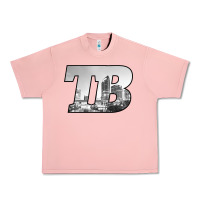 Salmon TB Tampa Bay City Skyline of Tampa Bay, Florida Urban Heavy Tee - longCreatives