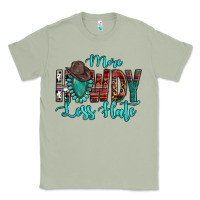 Matcha Western More Howdy Less Hate Cowboy Hat Gemstone Classic Tee - HowdyJamesFarm