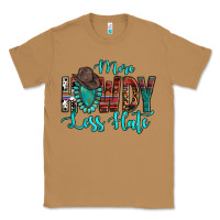 Toasted Coconut Western More Howdy Less Hate Cowboy Hat Gemstone Classic Tee - HowdyJamesFarm