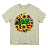 Mossy leopard cactus sunflower Heavy Core Tee - JahusDesignShop