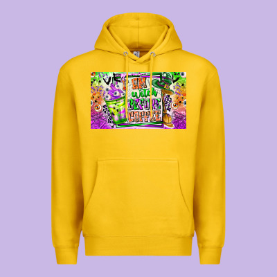 I Am Witch Coffee Kids Cup Premium Hoodie Designed By Cowhidedigitalart