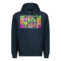Navy I am witch Coffee Kids Cup Premium Hoodie - CowhideDigitalArt