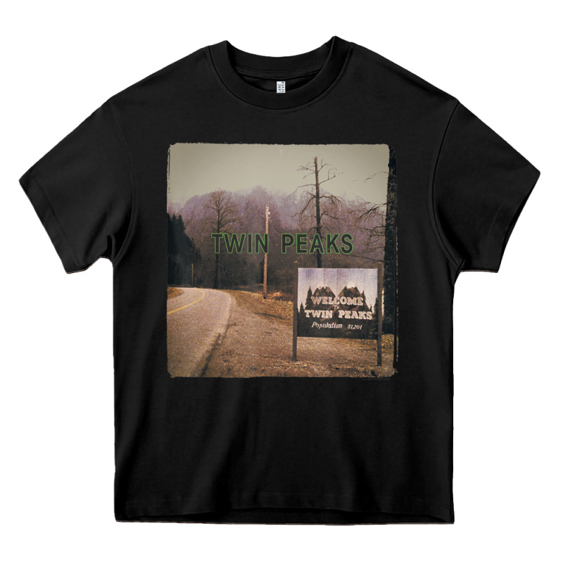 Twin Peaks City Limits Welcome Sign Vintage Heavy Core Tee by longCreatives | Teevron