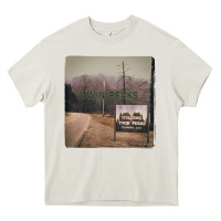 Cream Twin Peaks City Limits Welcome Sign Vintage Heavy Core Tee - longCreatives