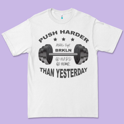 Push Harder Premium Tee Designed By Bettercallsaul