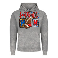 Cloud Rock Football mom red and blue team color mother's day Vintage Hoodie - HowdyJamesFarm