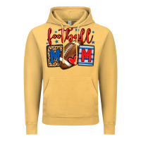 Vintage Mustard Football mom red and blue team color mother's day Vintage Hoodie - HowdyJamesFarm