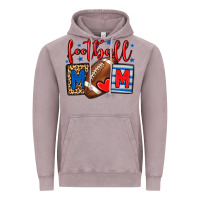 Vintage Zinc Football mom red and blue team color mother's day Vintage Hoodie - HowdyJamesFarm