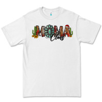 White western christmas mama claus sunflowers and cactus Premium Tee - Jasminsmagicworld