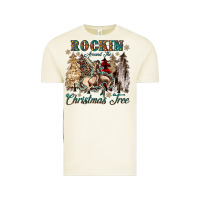 Rockin Around The Christmas Tree Vintage Tee | Teevron