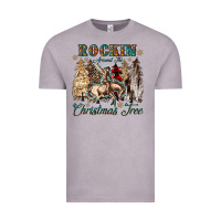 Vintage Zinc rockin around the christmas tree Vintage Tee - CowGirlArtShop