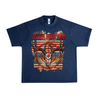 Navy deer hunter Urban Heavy Tee - CowGirlArtShop