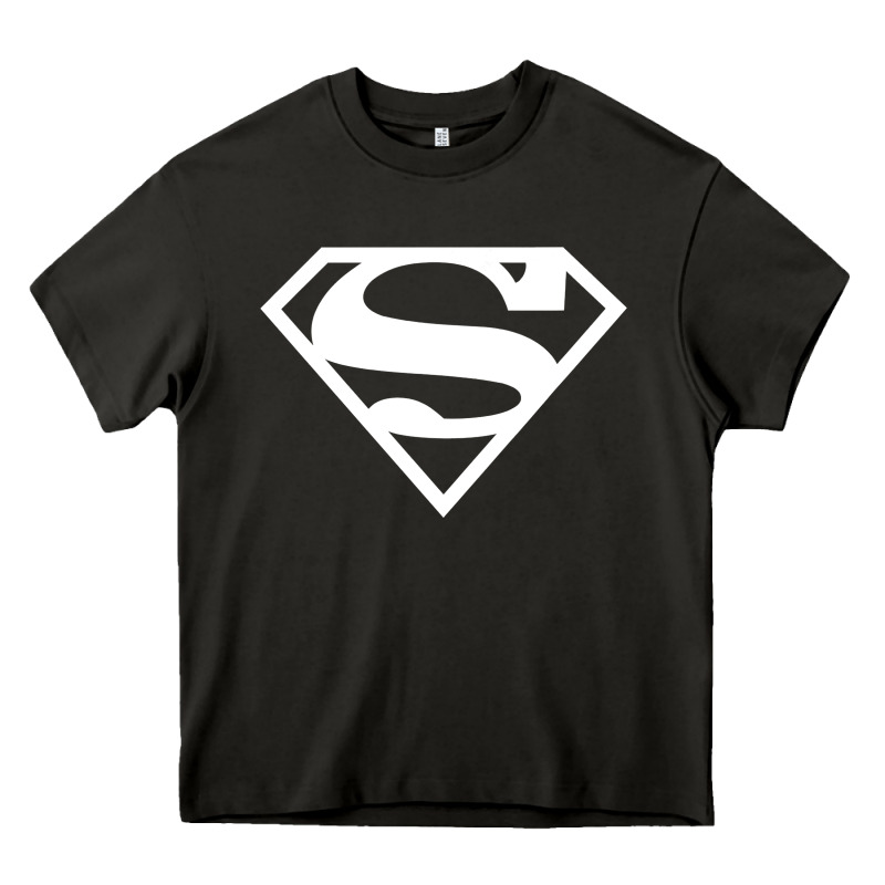 Supergirl White & Pink Shield Heavy Core Tee by longCreatives | Teevron